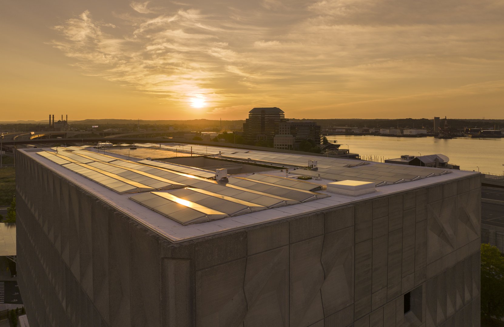 Hotel Marcel - Sustainable - Rooftop Solar Panels at Sunrise copy.jpg