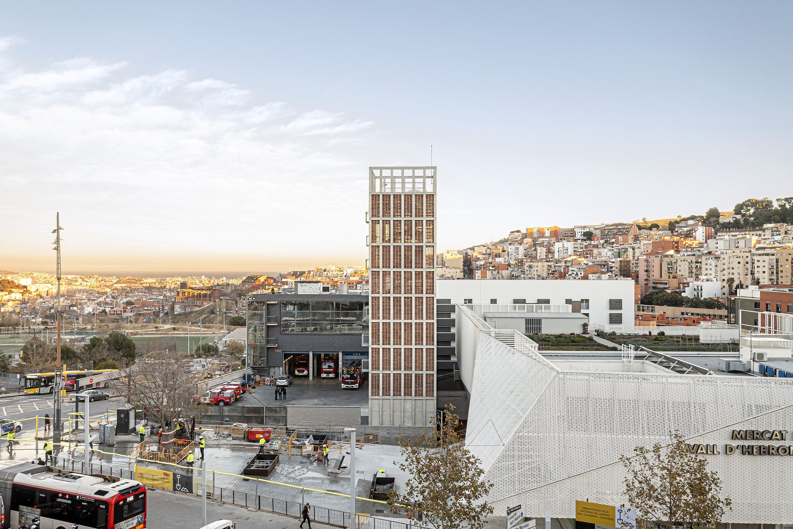 Fire tower in Vall d'Hebron