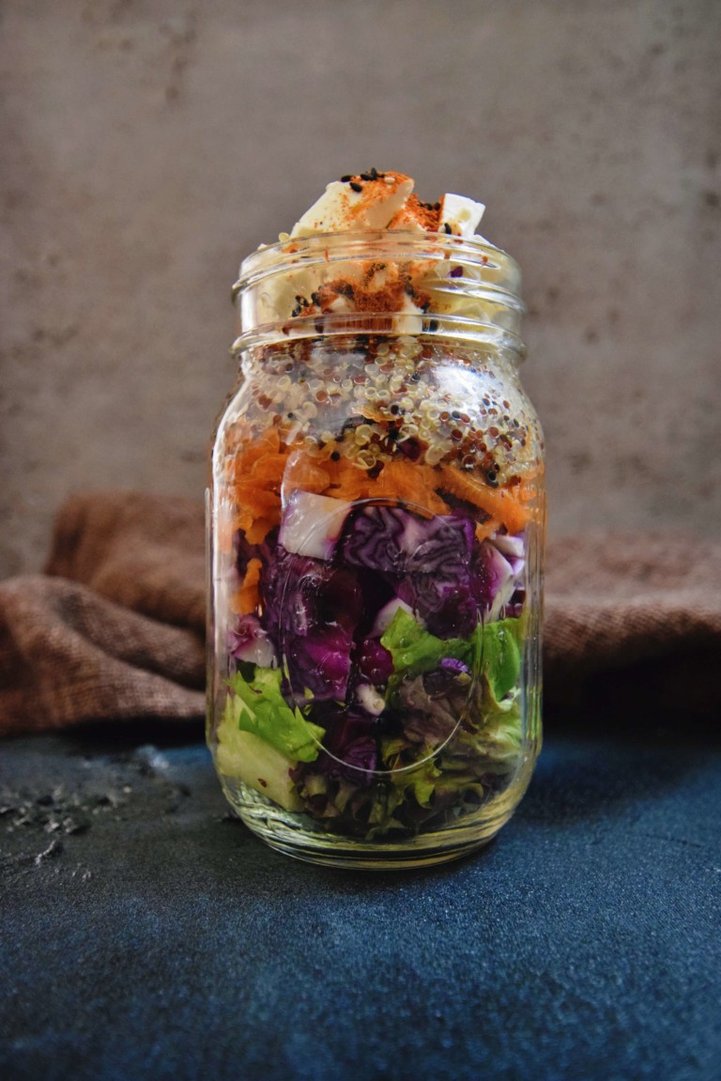 Shake Salad im Einmachglas