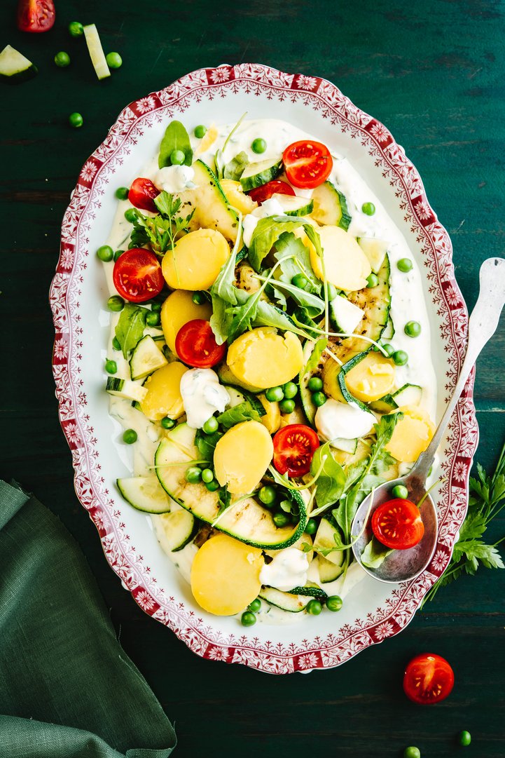 Titelbild zu Kartoffelsalat mit Quark