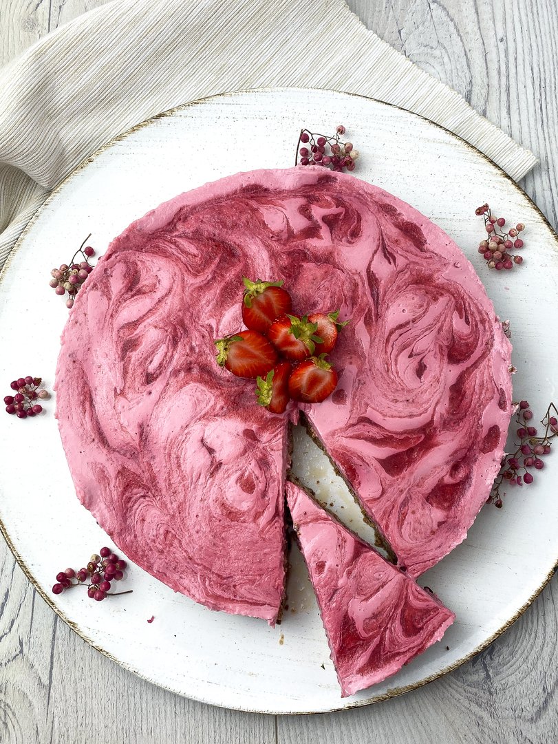 Low Carb Erdbeertorte
