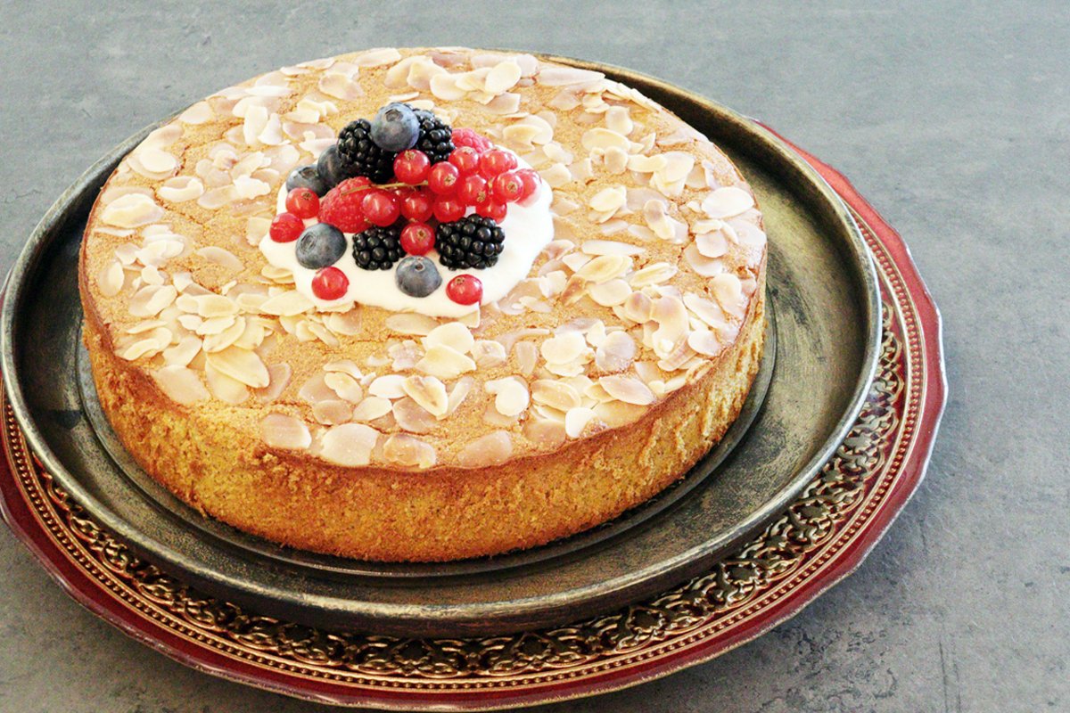 Titelbild zu Safran-Mandelkuchen