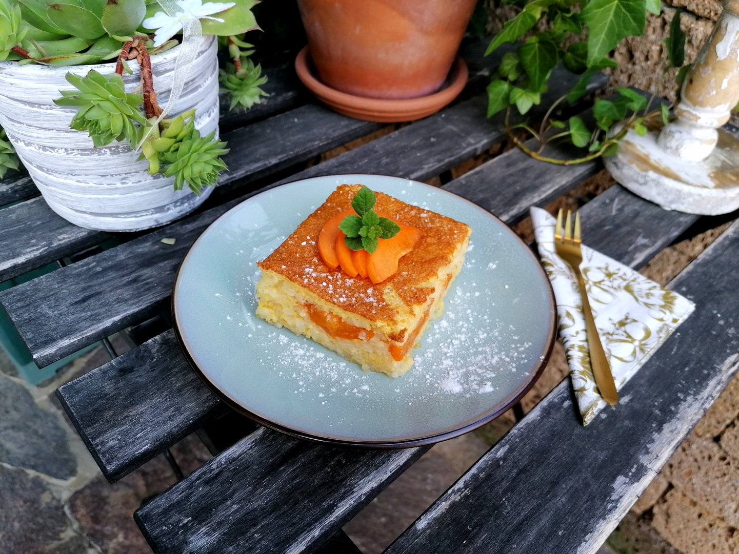 Reisauflauf mit Marillen