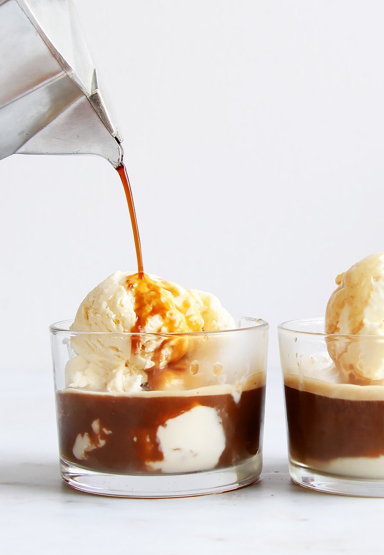 Beschwipster Affogato al Caffè