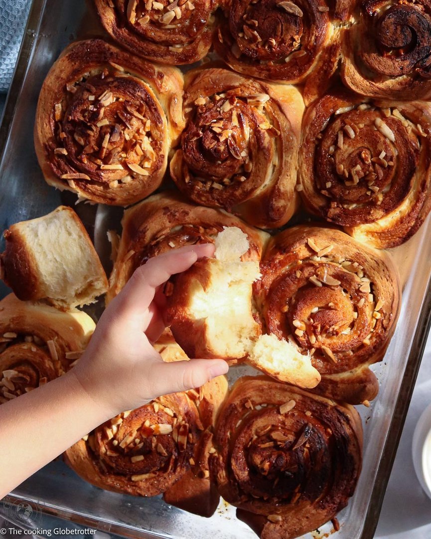Mandel-Honig-Schnecken mit Tonka Bohne