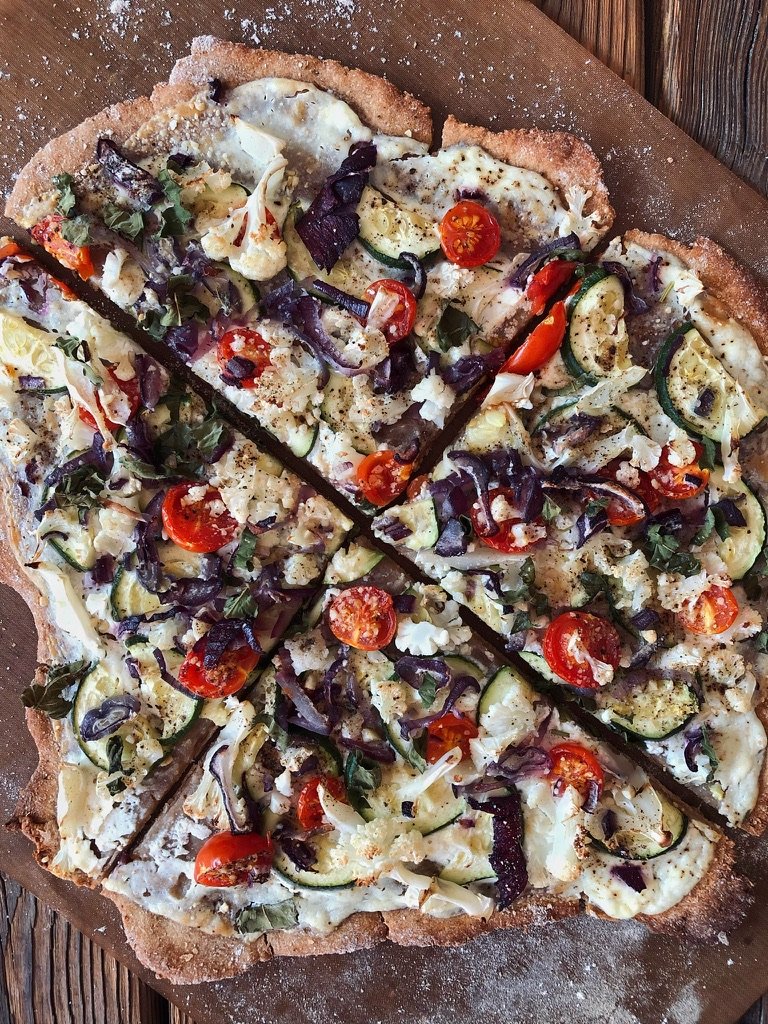Sauerteig Flammkuchen