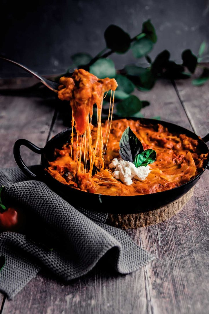 Pfannenlasagne - Kohlenhydrat Goodness