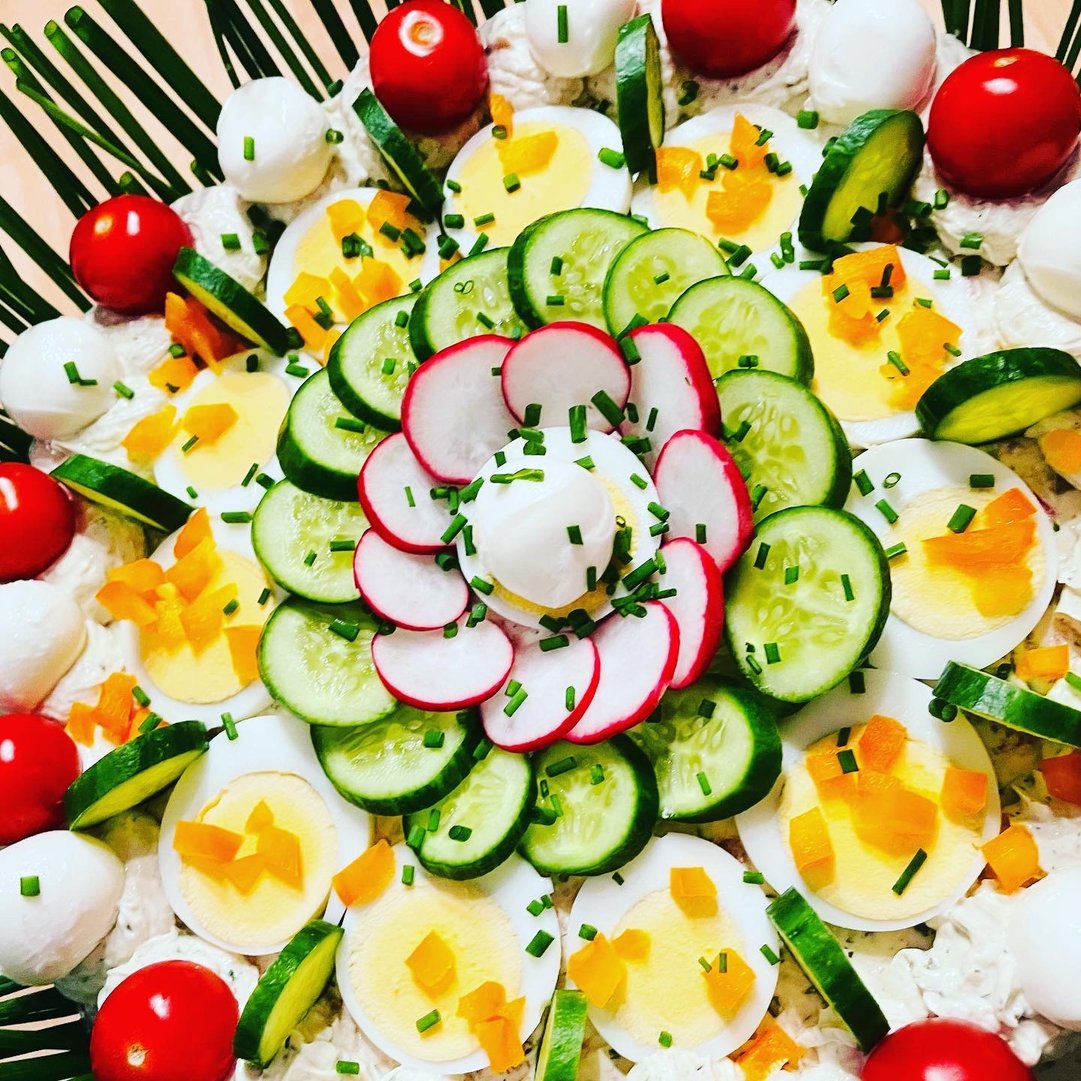 Titelbild zu Pikante Frischkäse Torte
