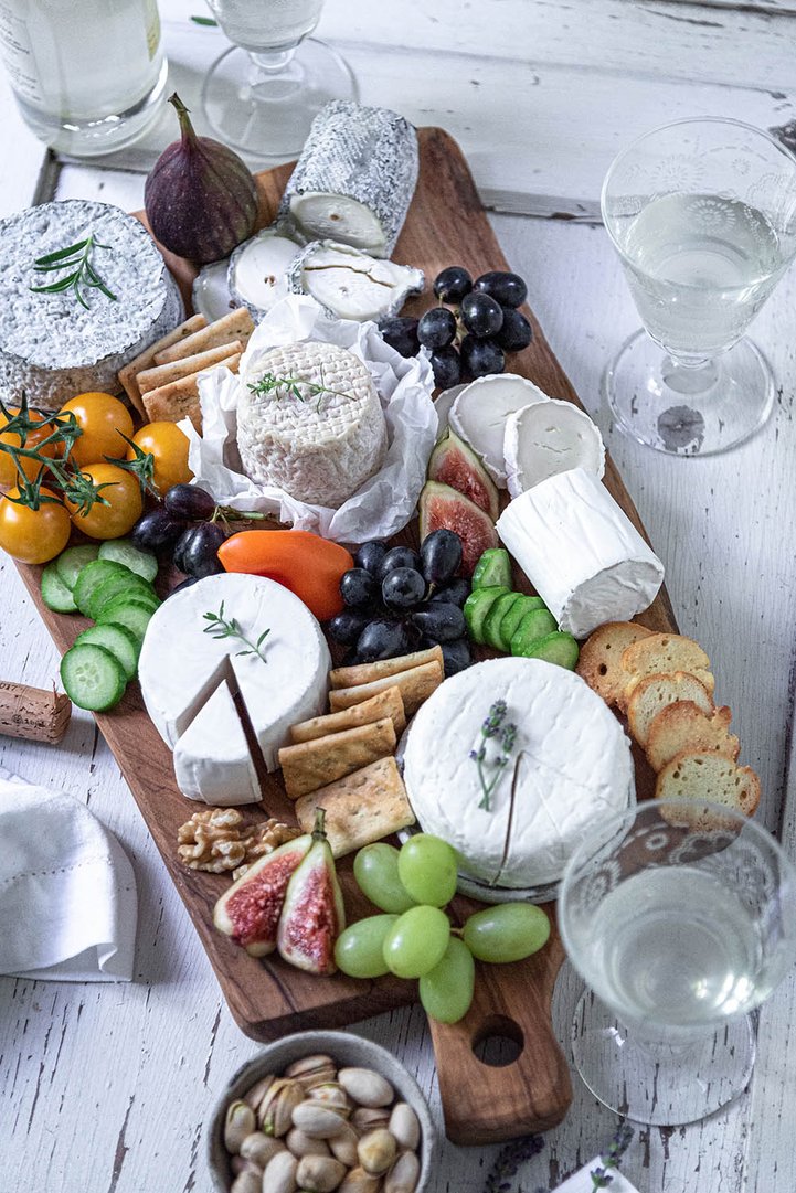 Titelbild zu Käseplatte mit Ziegenkäse aus Frankreich