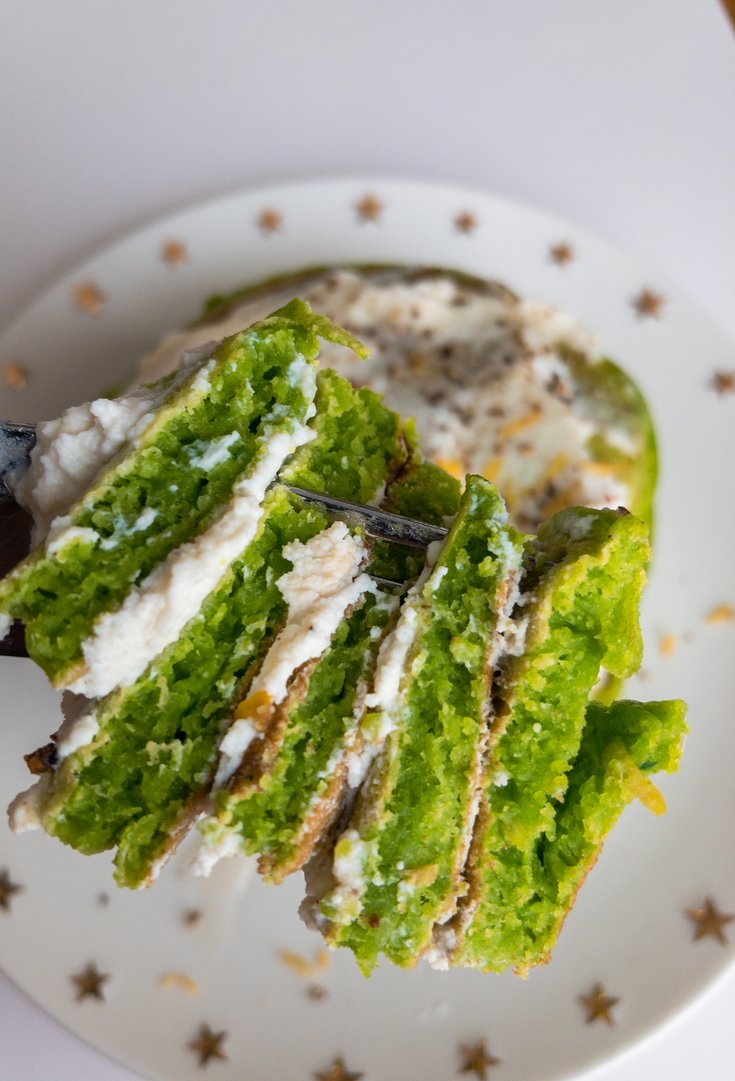 Titelbild zu Spinatpancakes mit Ricotta  Süß-pikante Frühstücksidee in 15 Minuten
