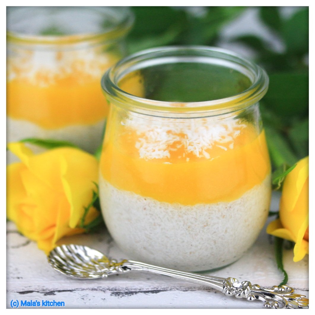 Titelbild zu Kokos-Mango-Pudding