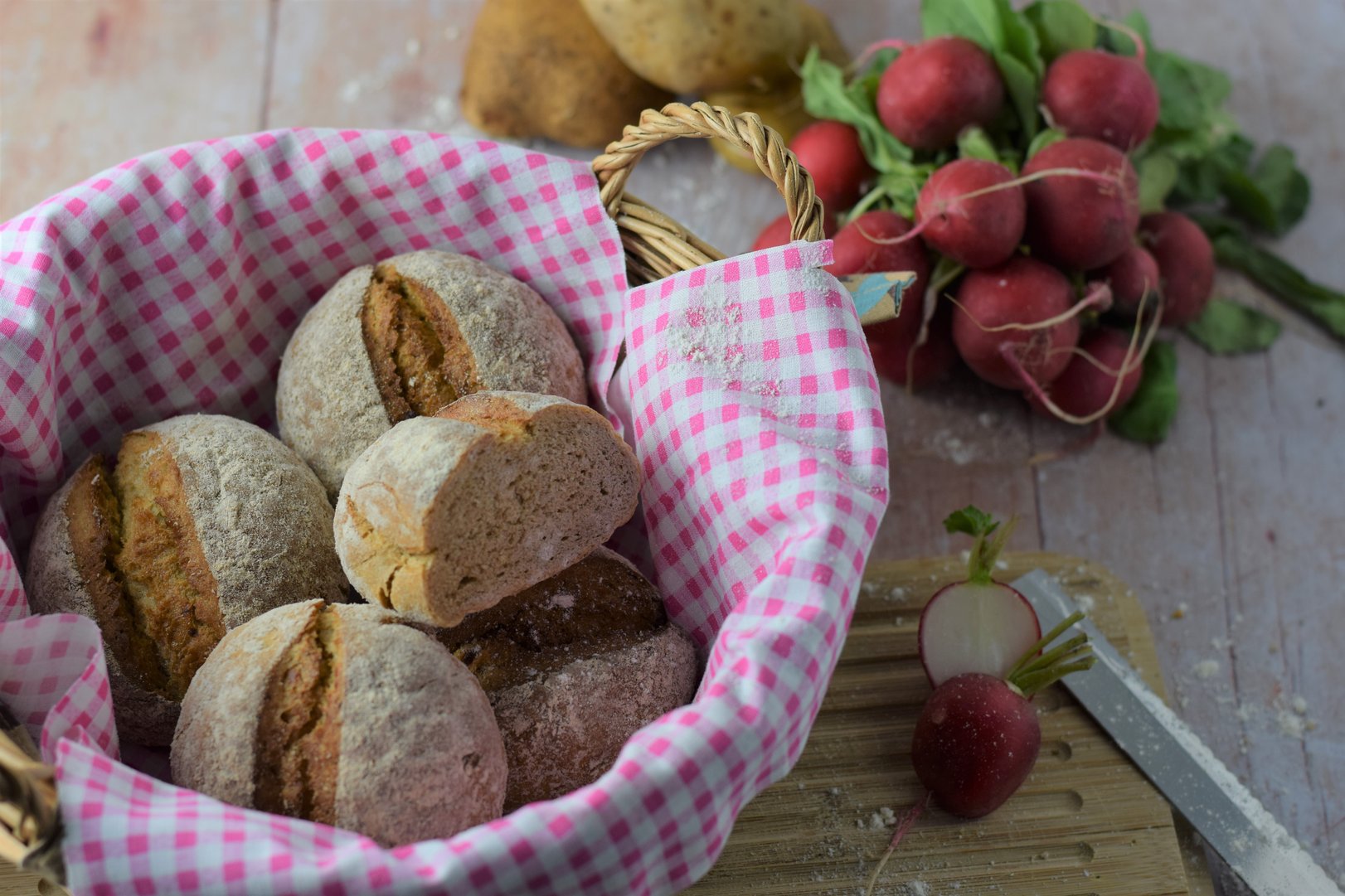 Titelbild zu Kartoffelbrot (regional und vegan)