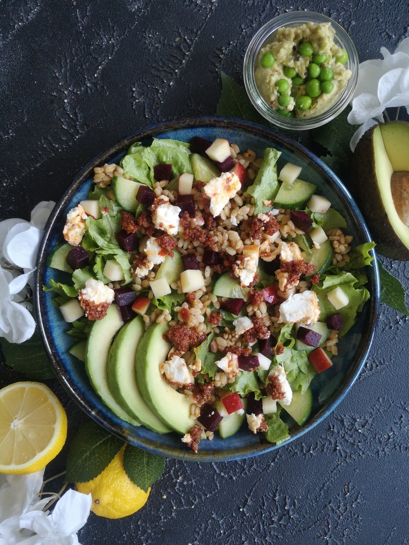 Sommerlicher Reissalat
