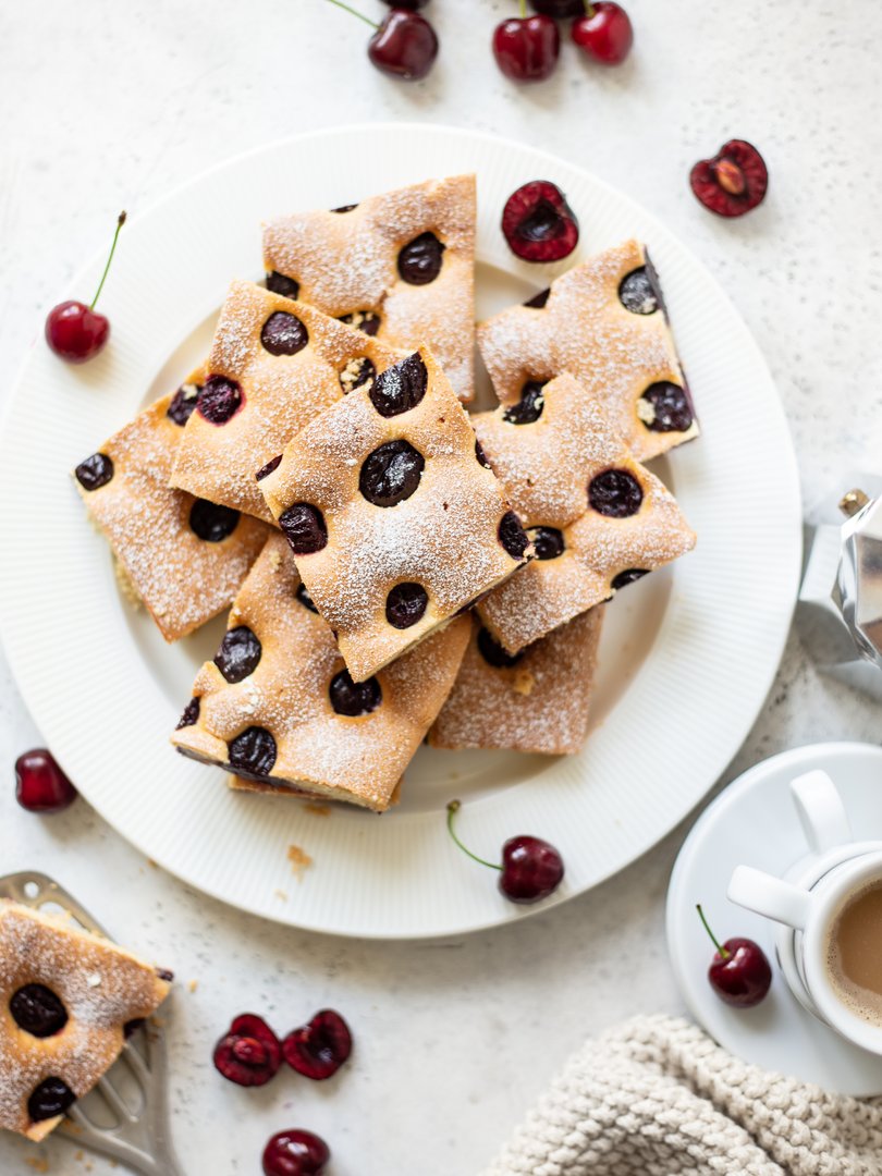 Kirschkuchen vom Blech