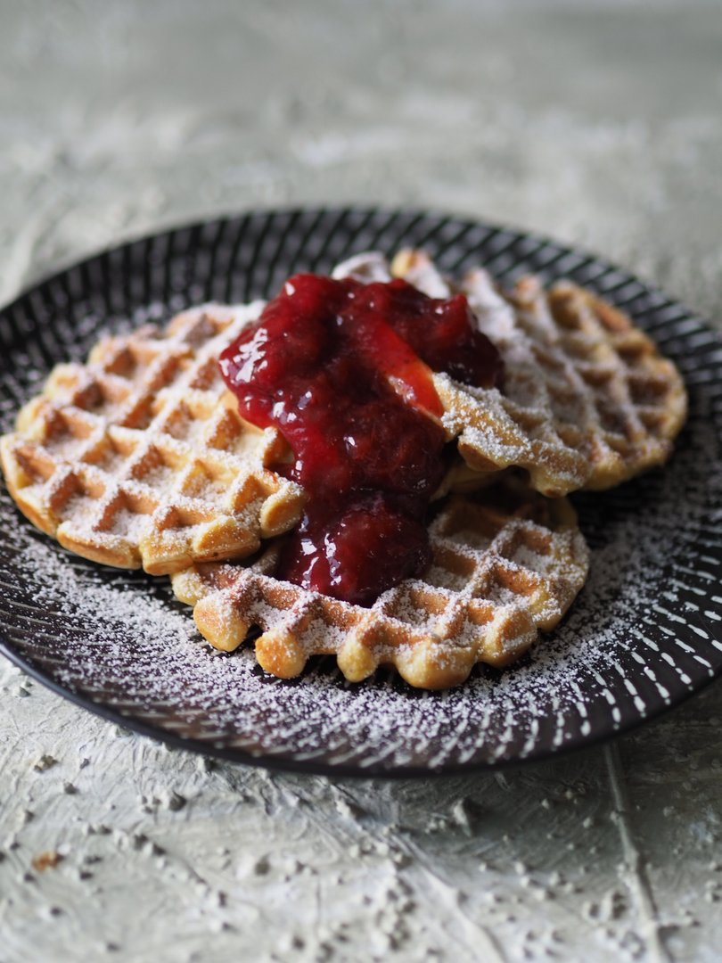 Bananen Waffle Pancakes