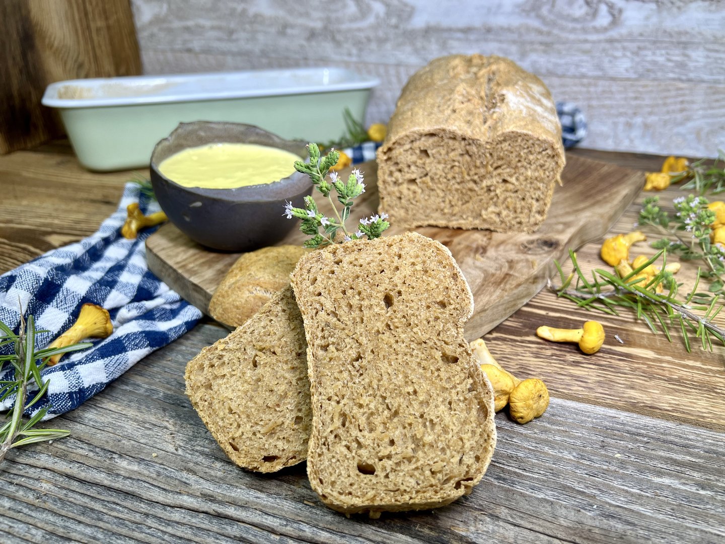 „Eierschwammerlbrot mit Trüffel-Aioli“