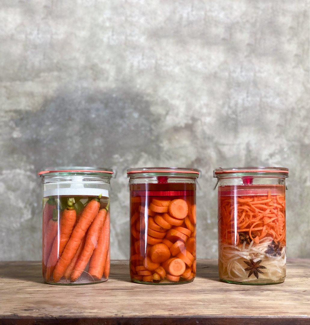 Fermentierte Karotten mit Bierrettich & Sternanis: