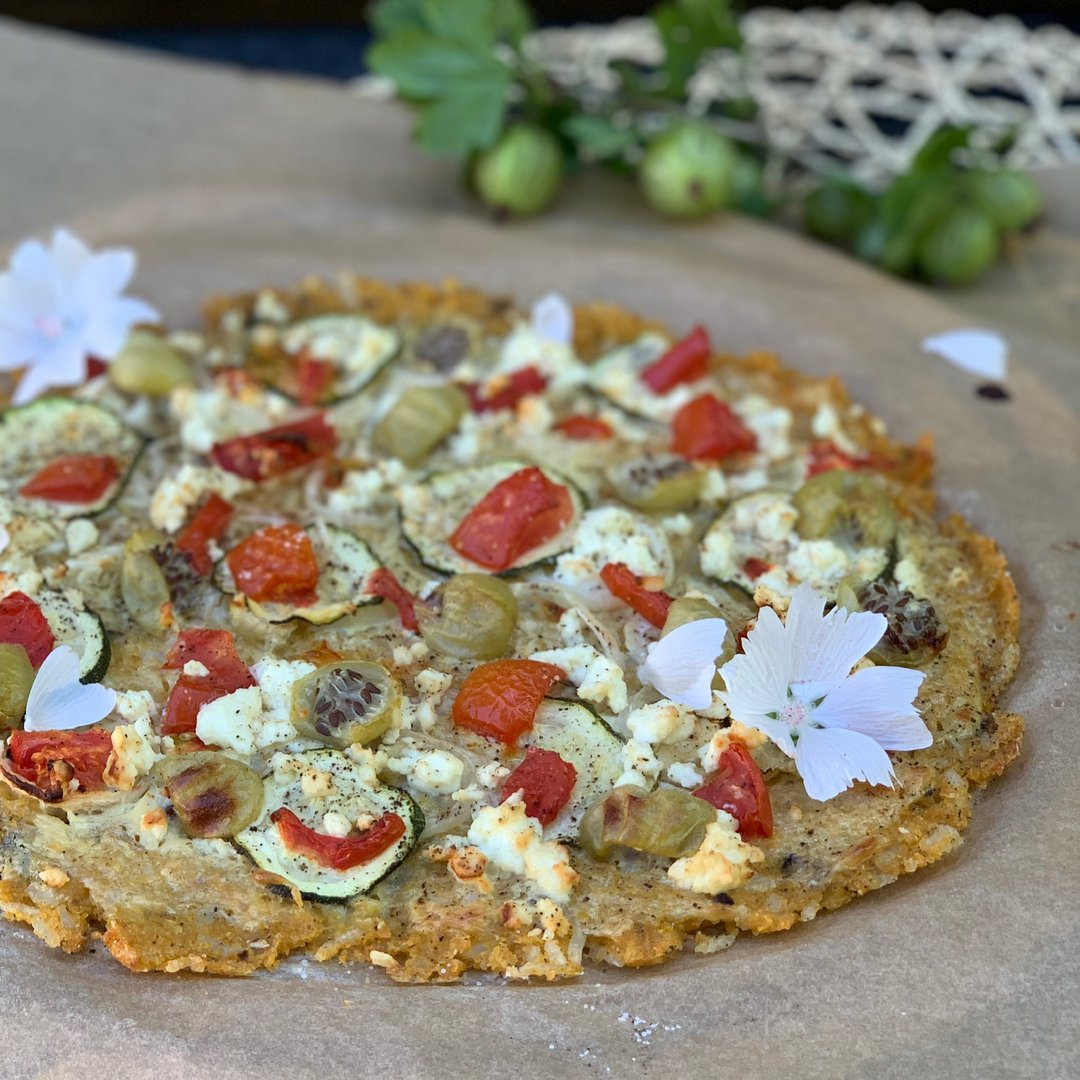 Polenta-Reispizza