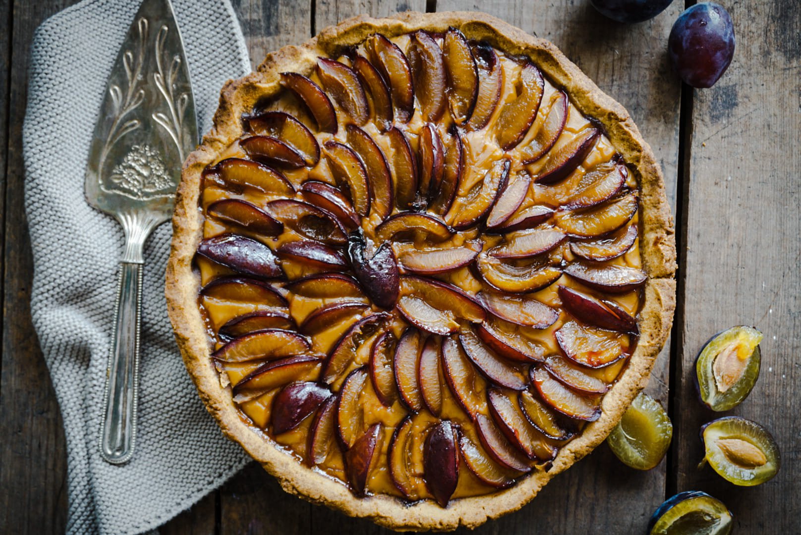 Zwetschken-Tarte low sugar