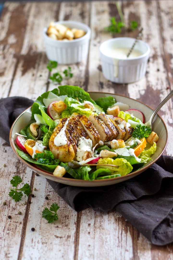 Caesars Salad Veggie Style