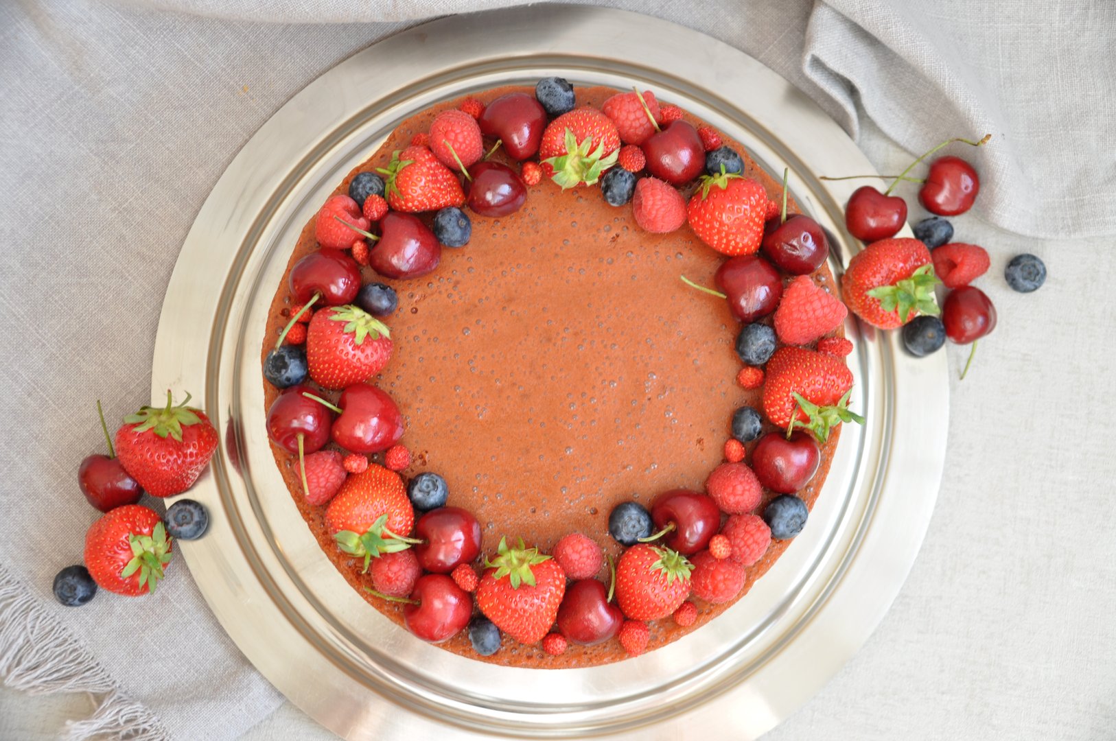 Glutenfreie Käsesahne-Torte