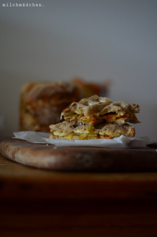 Kimchi Grilled Cheese mit selbstgemachtem Kimchi