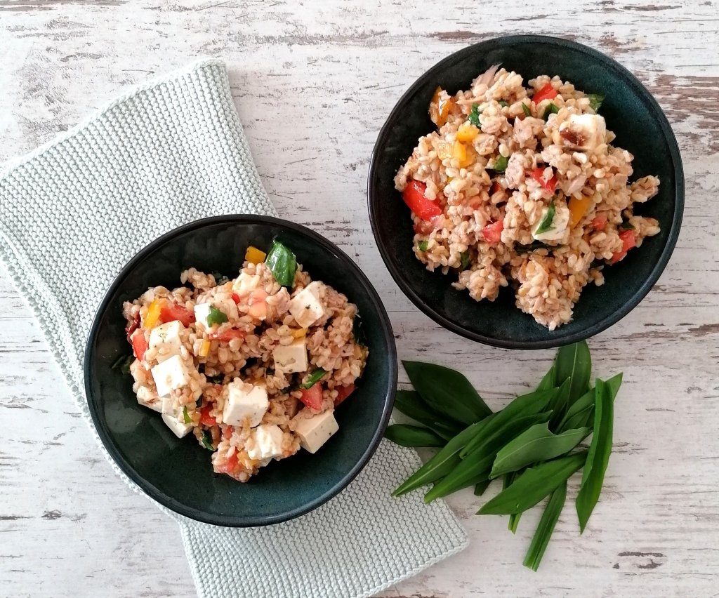Einkornreis - Feta - Thunfisch - Tomaten -...