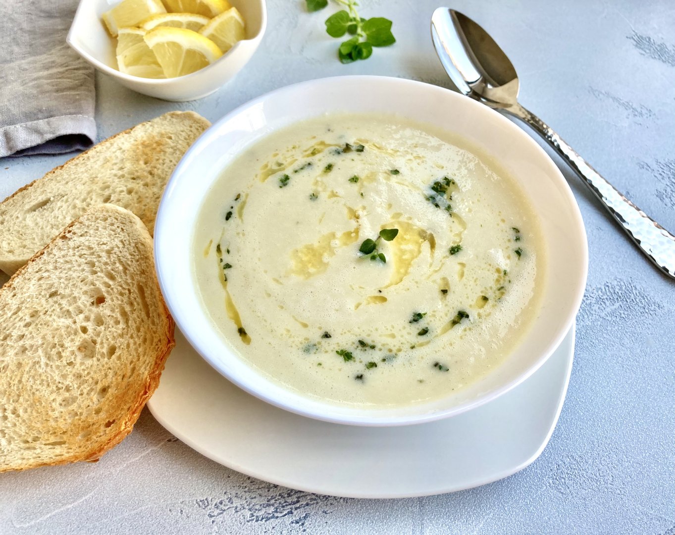 Nachhaltige Spargelcremesuppe