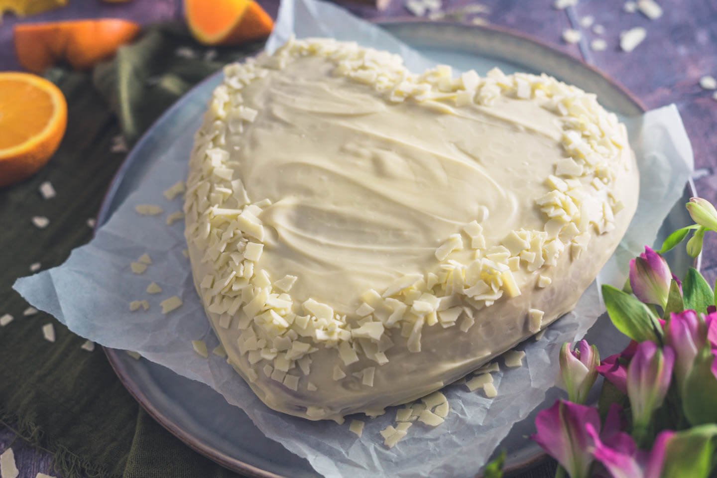 Sommerlicher Orangen-Aperol-Kuchen
