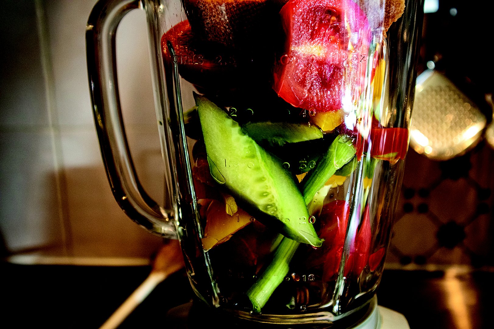 Gazpacho – Kalte Gemüsesuppe aus dem Garten