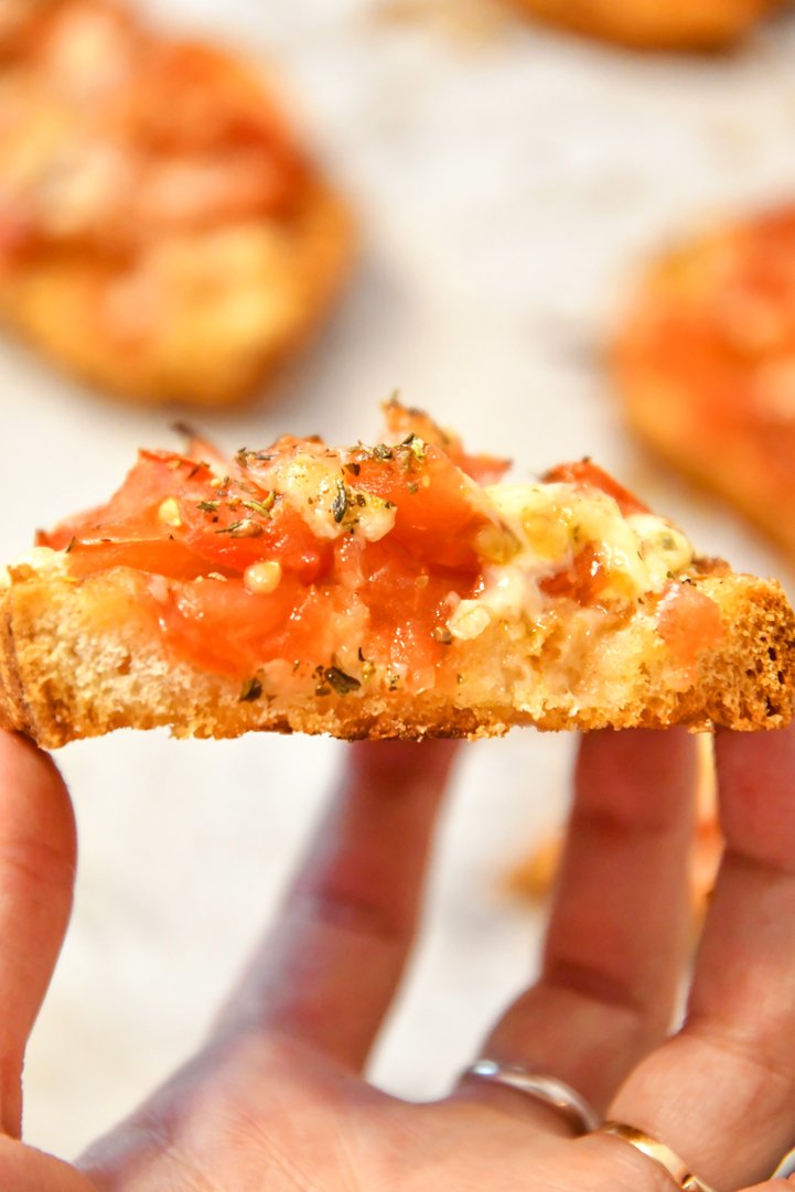 Brotverwertung "Bruscetta Deluxe"