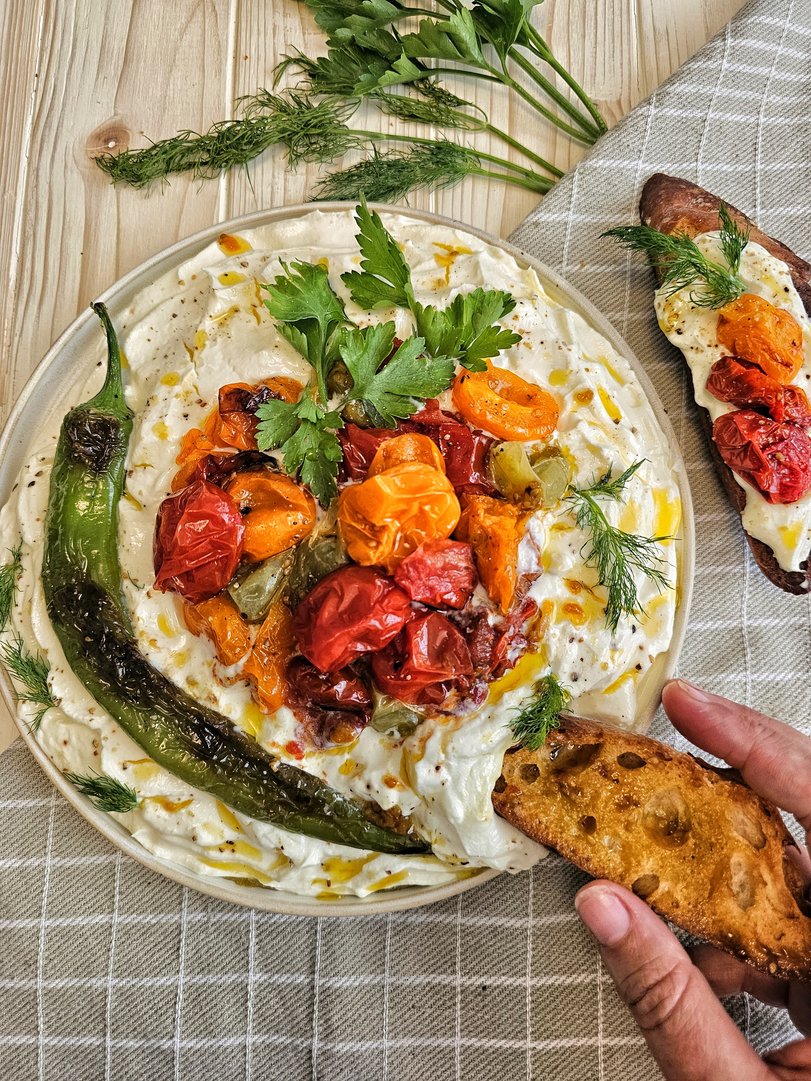 Frischkäse- Ricotta Dip