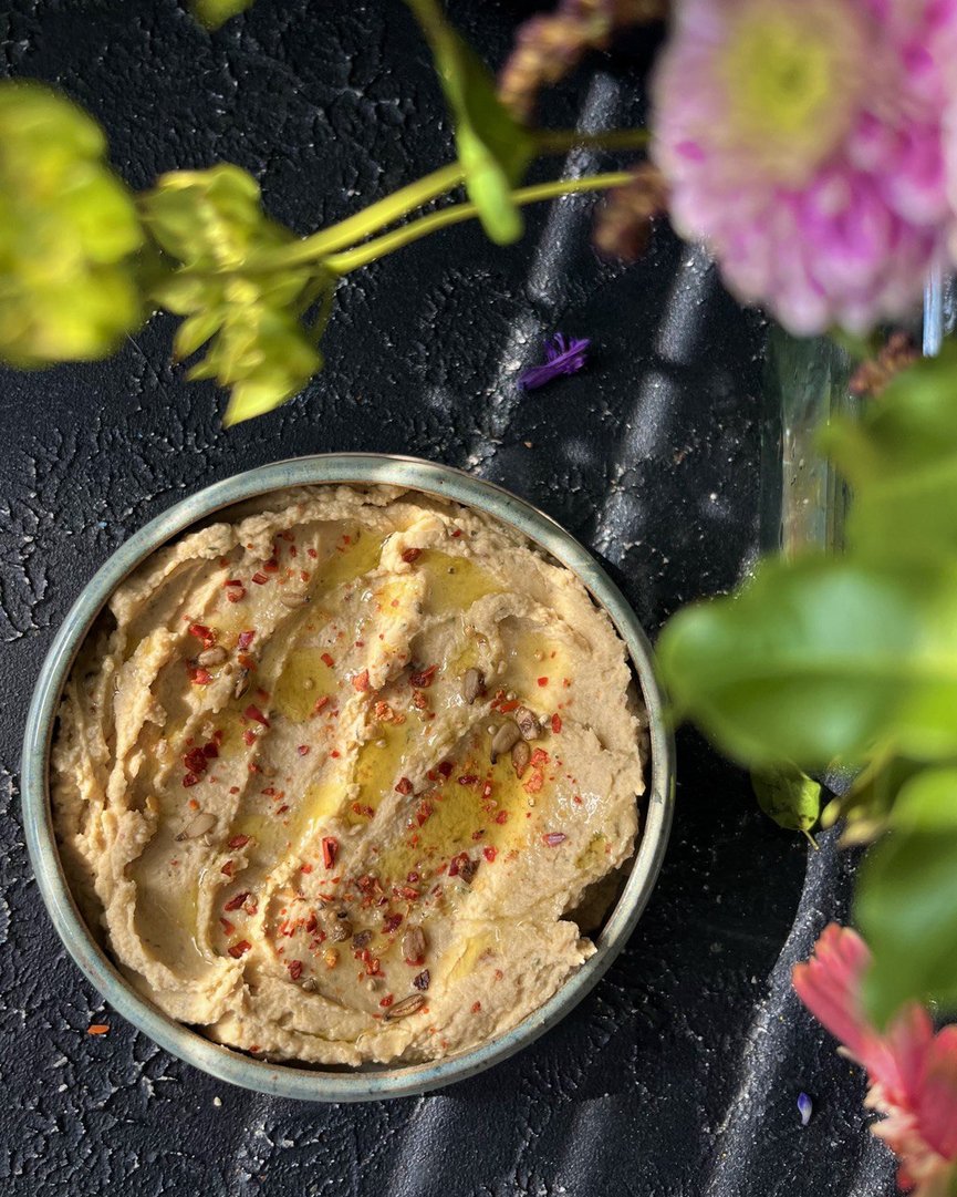 Your daily spoon of Apfelessig-Hummus