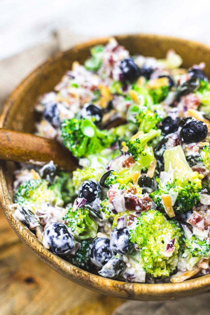 Keto Broccoli Salad with Bacon