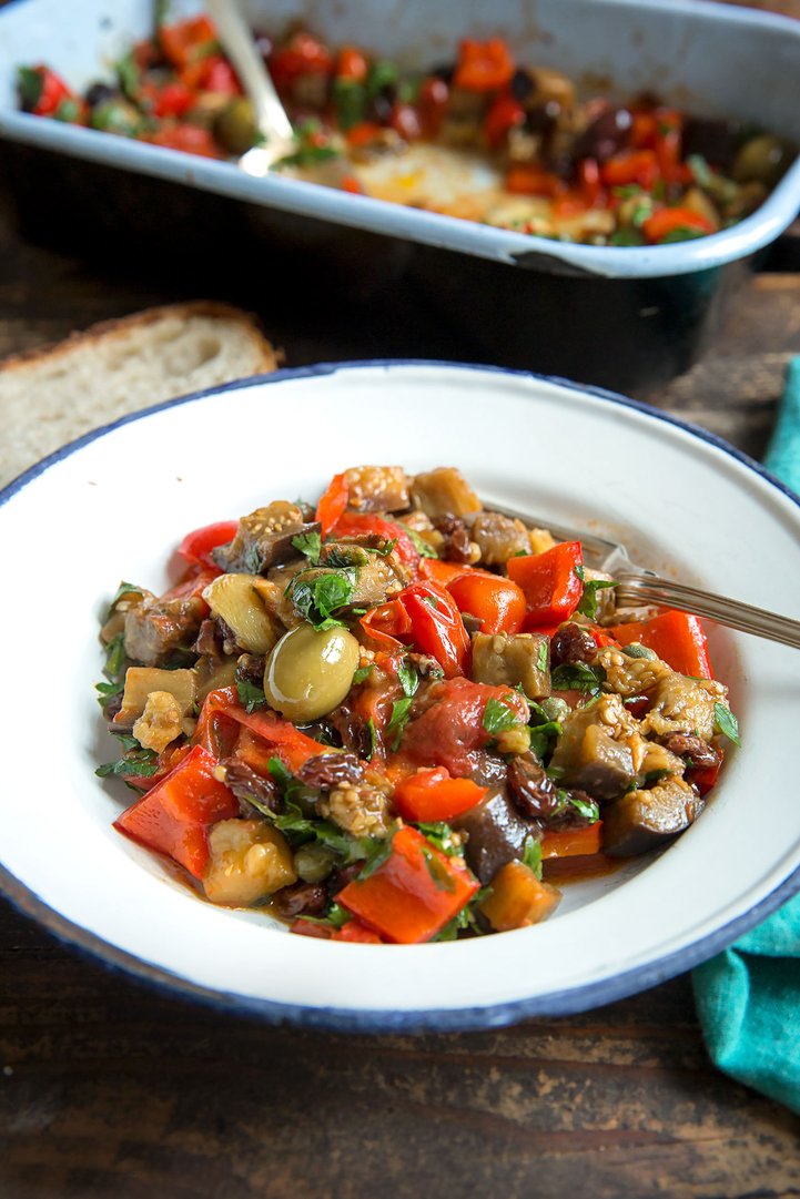 Caponata: Sizilianisches Schmorgemüse