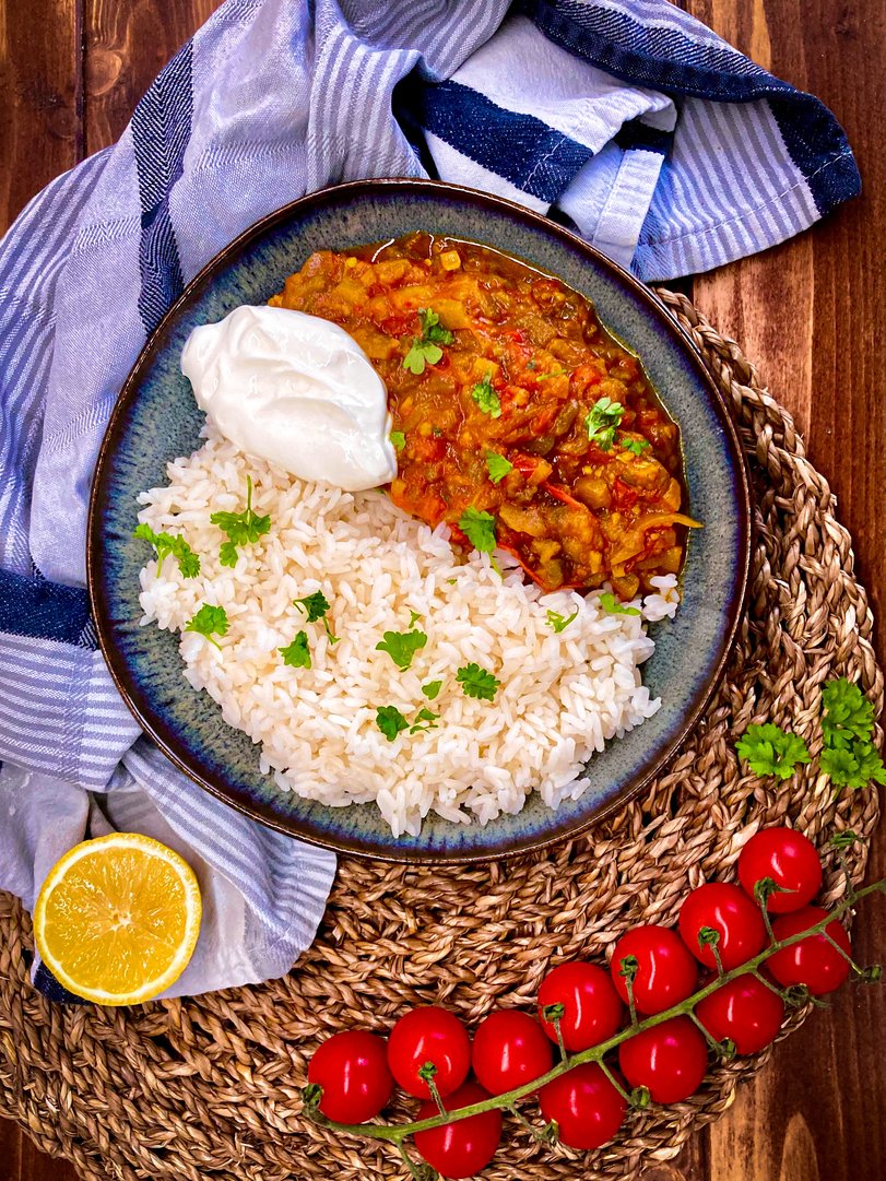 Auberginen-Curry
