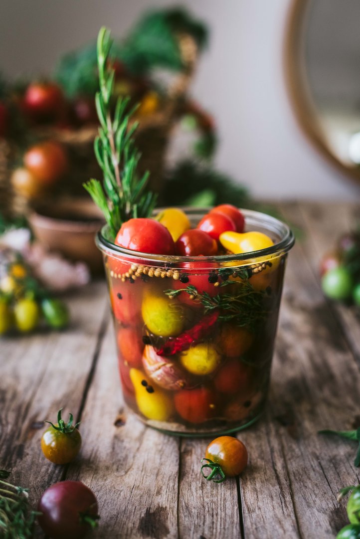 Eingelegte Kirsch Tomaten