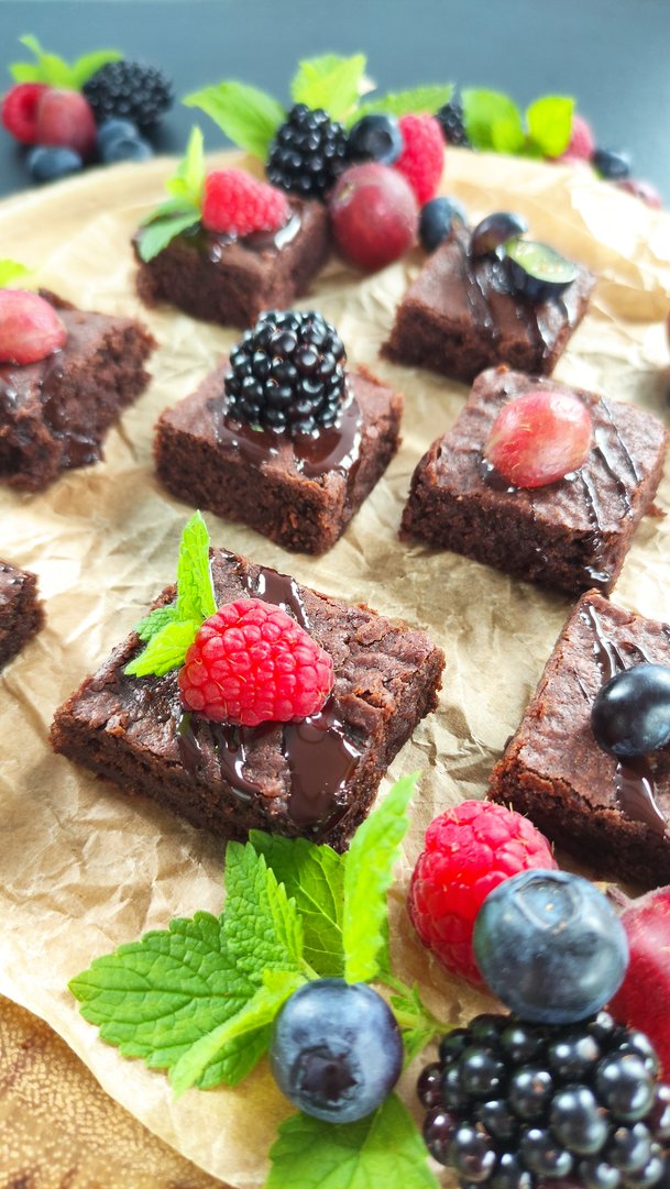 vegane Brownies