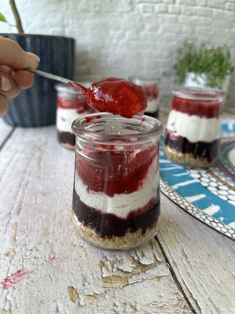 Cheesecake Tricolore