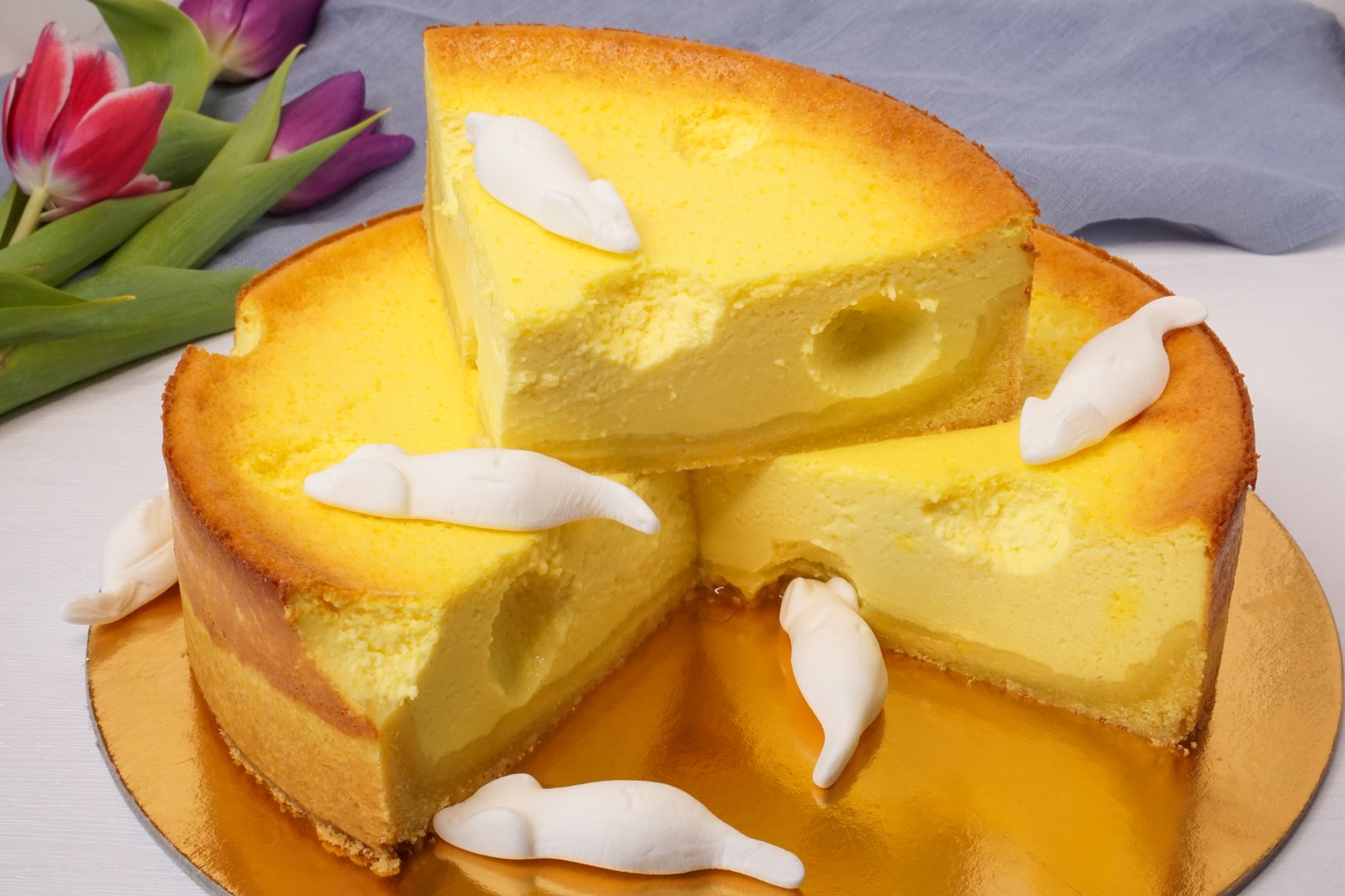 Käsekuchen für große und kleine Mäuse