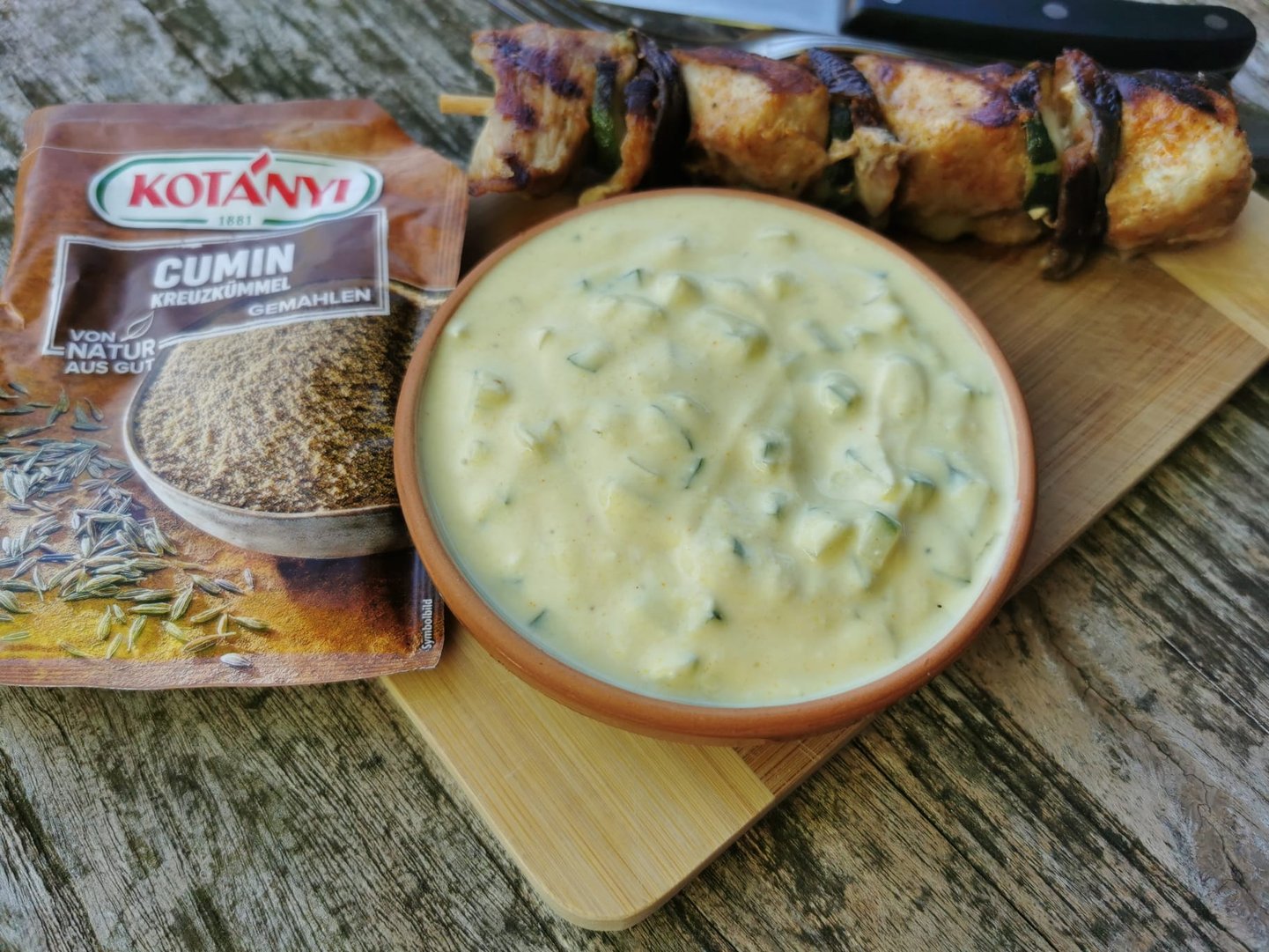 Cumin-Joghurtdip