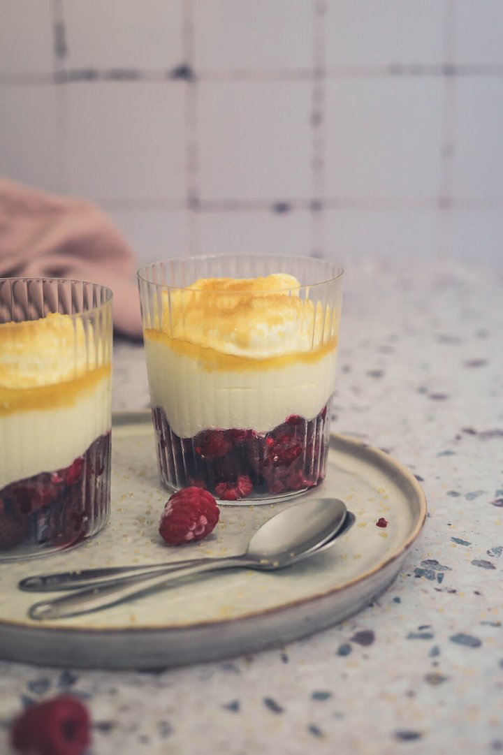 Himbeer-Joghurt-Dessert