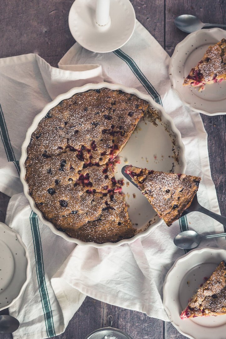 Schwedischer Johannsibeerkuchen