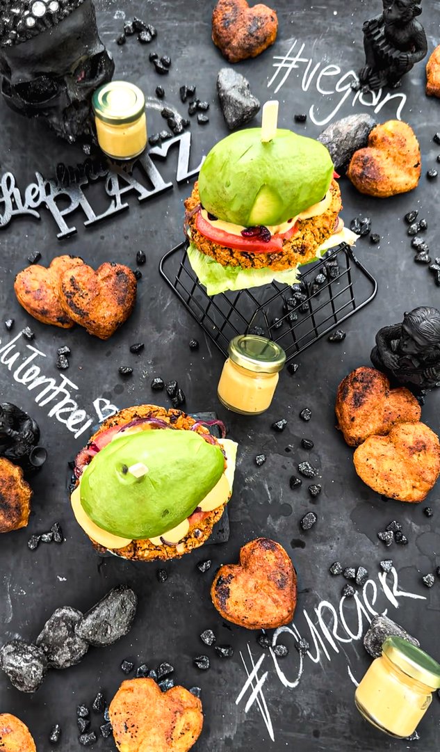 HiP-O‘s  Avocado Burger mit deftiger Käsesauce