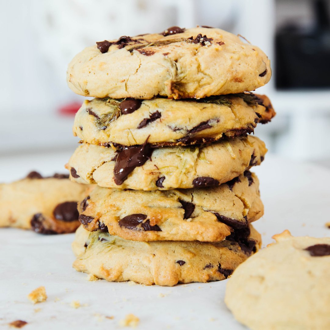 Hagebutten-Fichten-Cookies