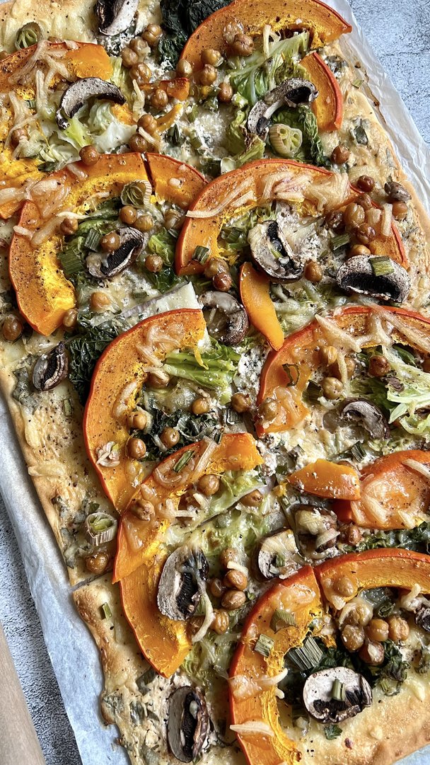Clear out the fridge - Flammkuchen