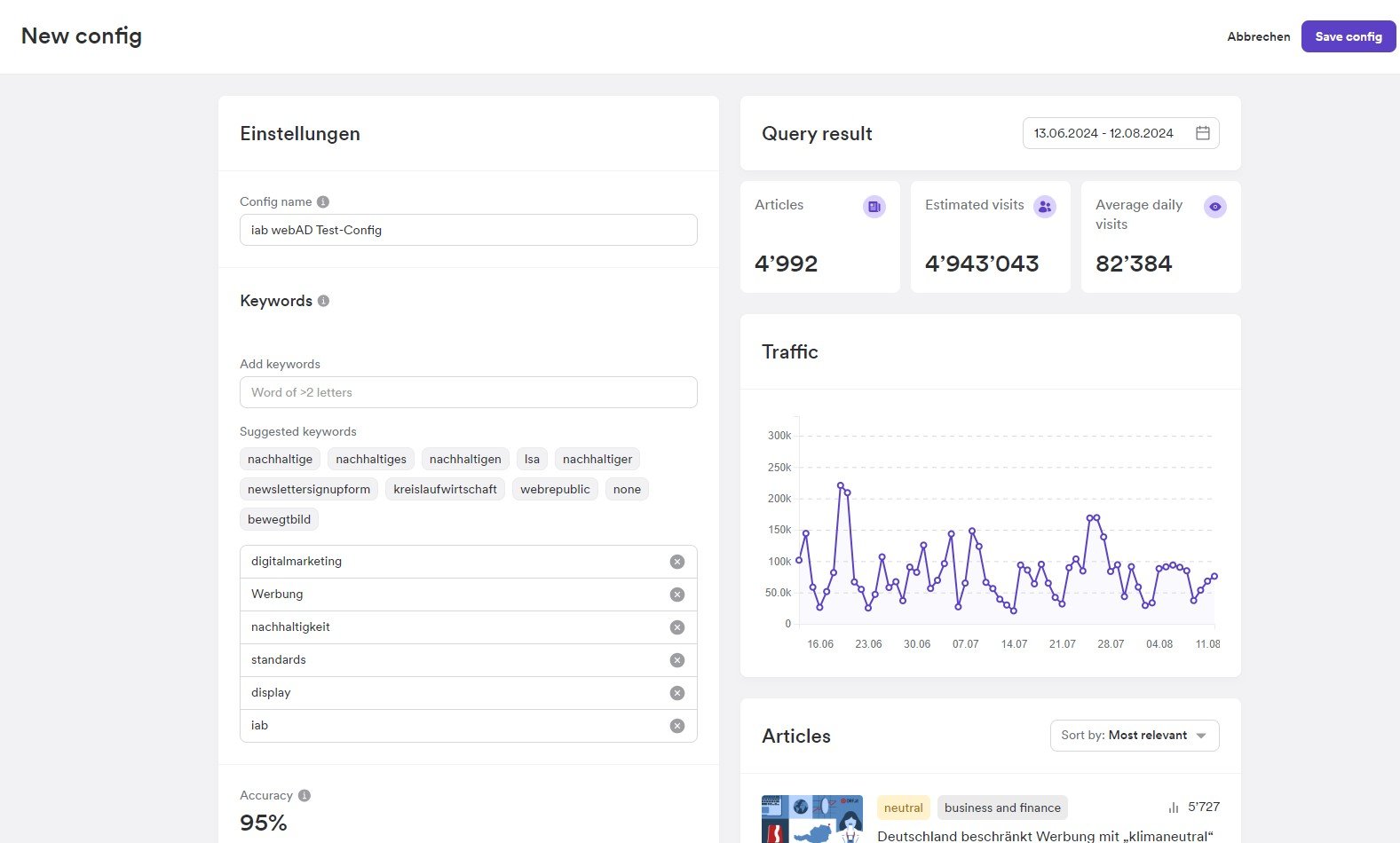 Titelbild zu ORF.at Contextual Intelligence