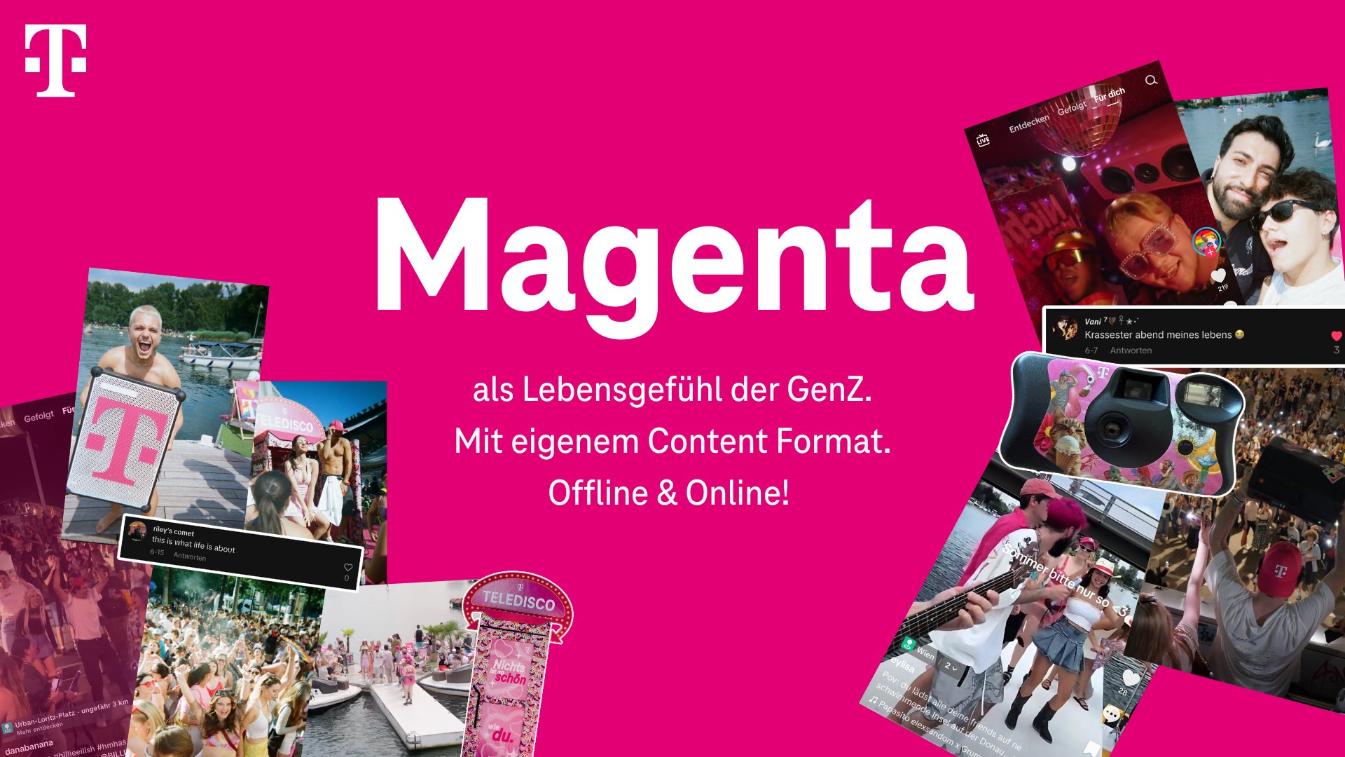 Titelbild zu Magenta Social Media Jugendkampagne 2025