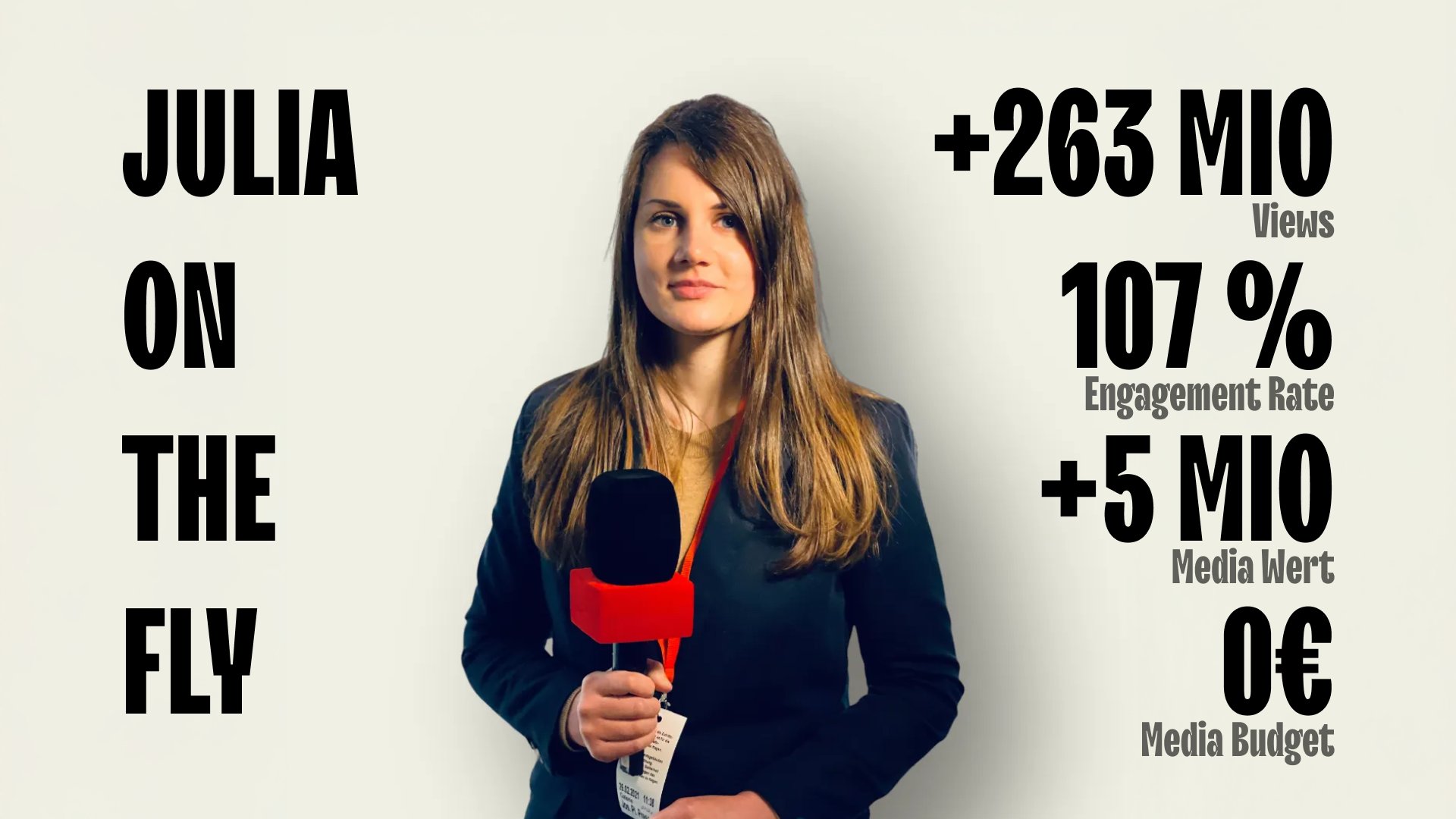 Titelbild zu Bestes Social Media Konzept: Julia on the Fly