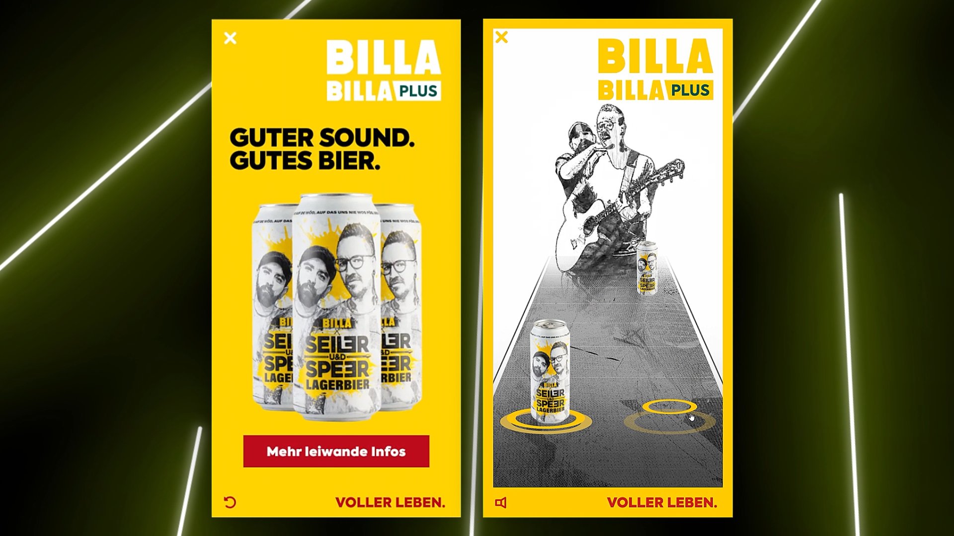 Titelbild zu BILLA x Seiler & Speer: Erstmals Guitar Hero direkt im Display Ad!